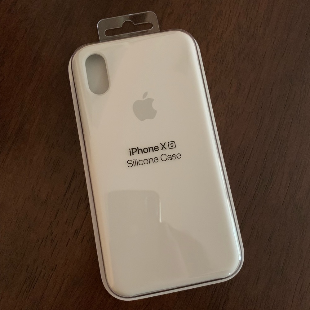 Apple iPhone Xs Silicone Case - White (NWT)